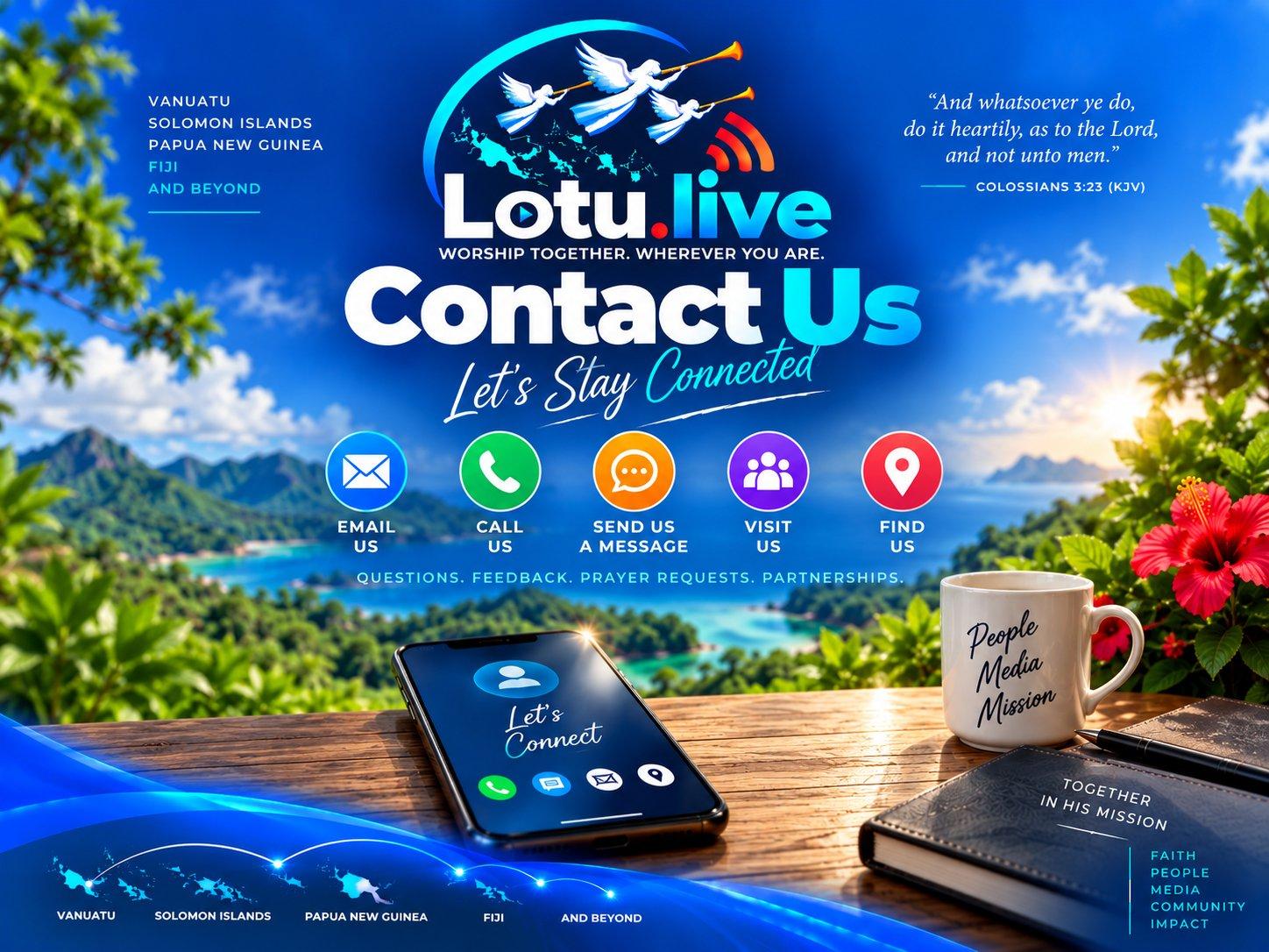 Contact Us — LOTU.LIVE
